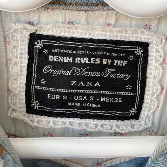 Zara Denim Jacket - Picture 3 of 4